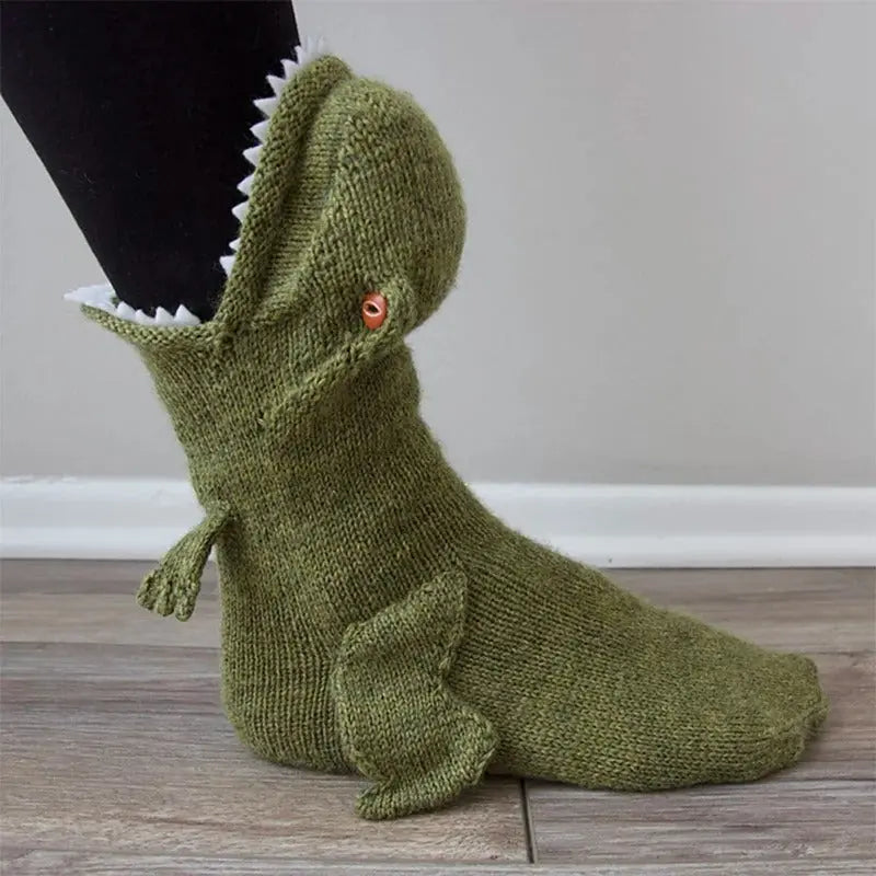 Dino Knitted Socks Trendslana