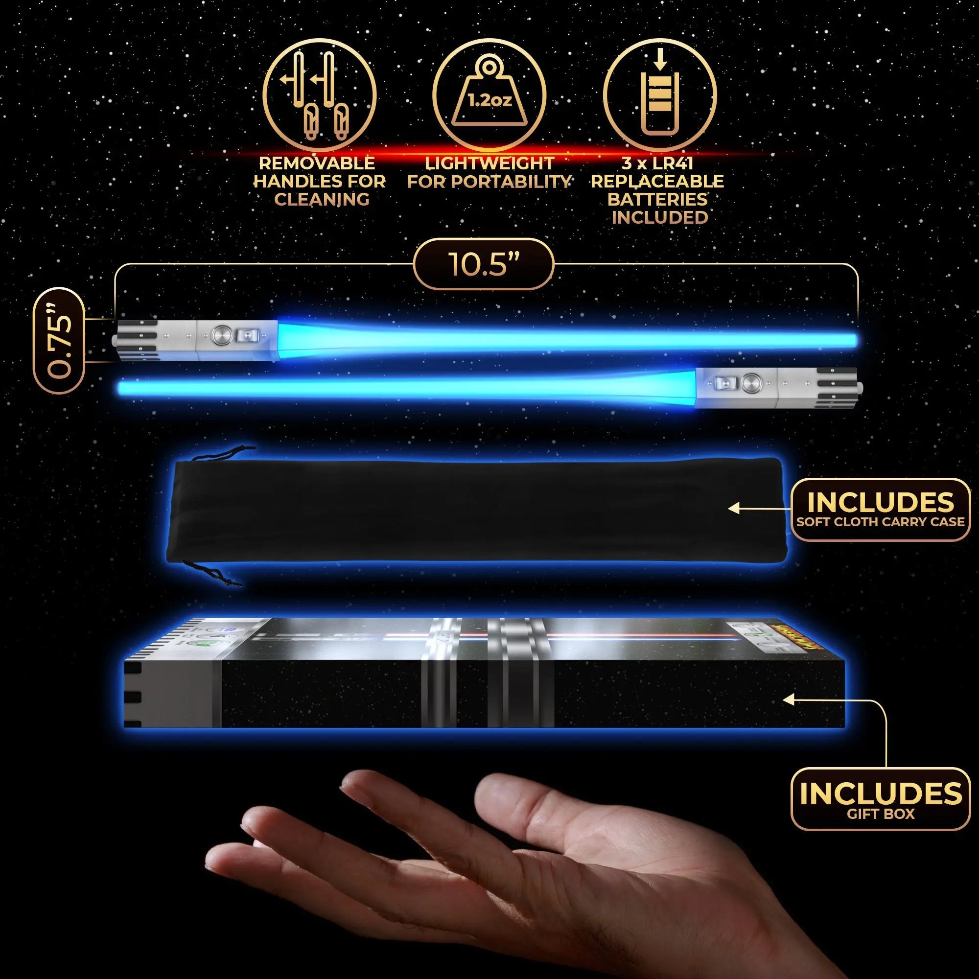 LED ChopSticks 1 Pair Mystore