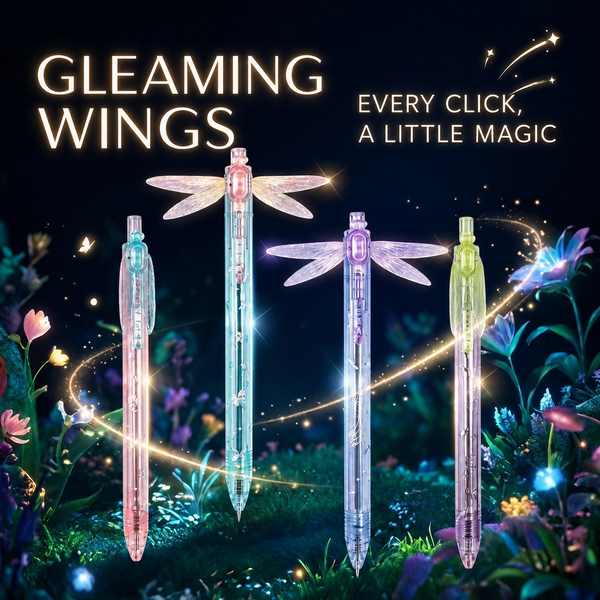 Gleaming Wings Dragonfly Pen