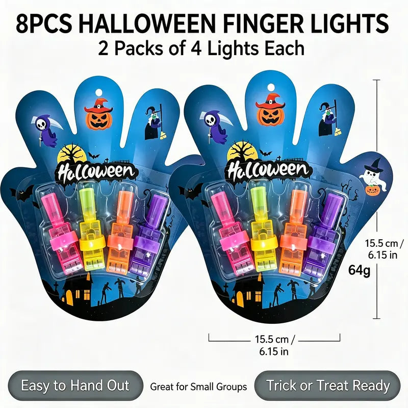 Halloween LED Finger Projection Lights
