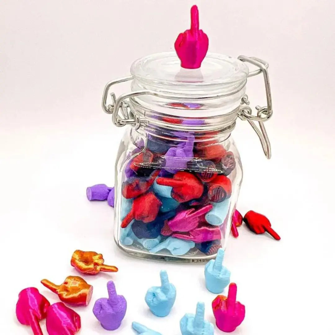 Jar Of Middle Fingers Trendslana
