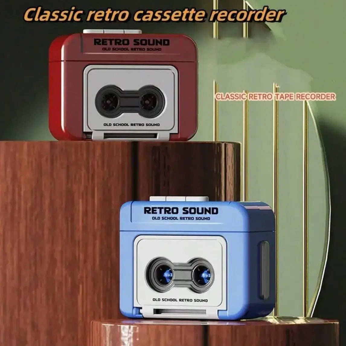 Mini Retro Tape Recorder Keychain (Buy 2 Get 1 FREE) Trendslana