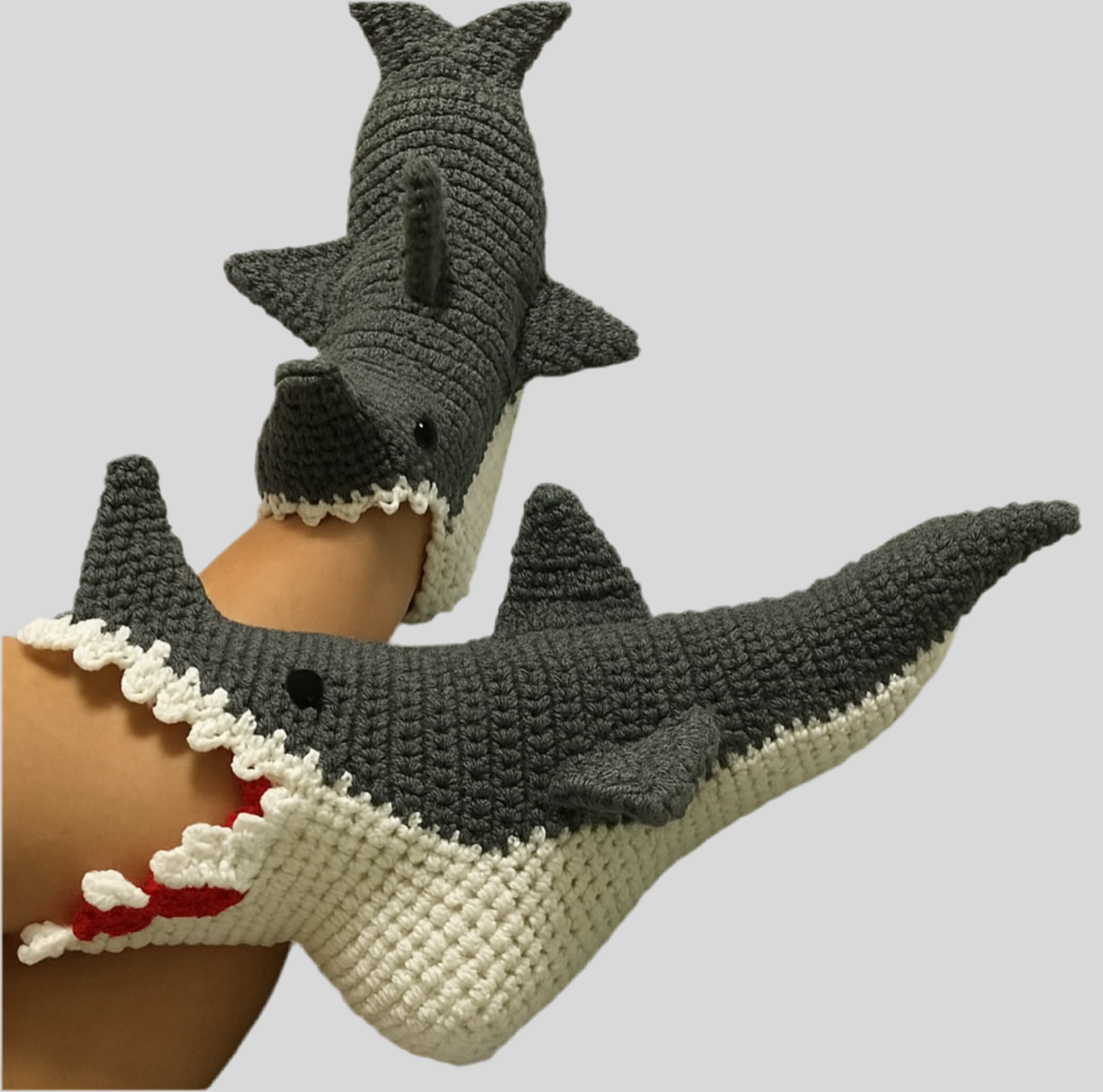 Shark Knitted Socks