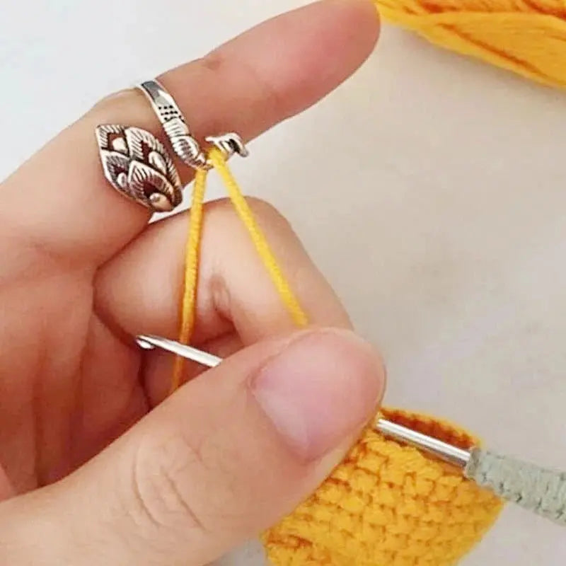 Crochet Thread Loop Ring Trendslana