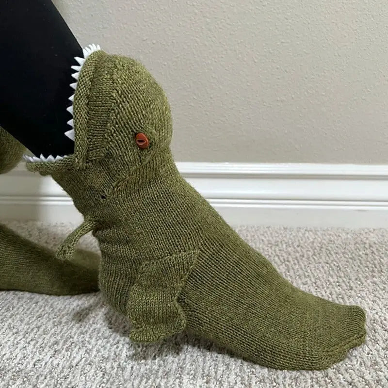 Dino Knitted Socks Trendslana
