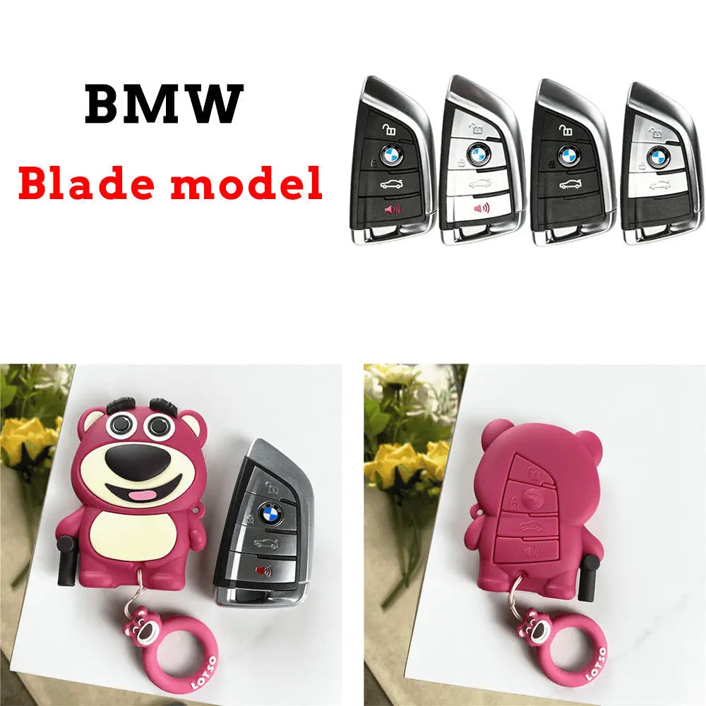 Strawberry Bear Key Protective Shell Trendslana