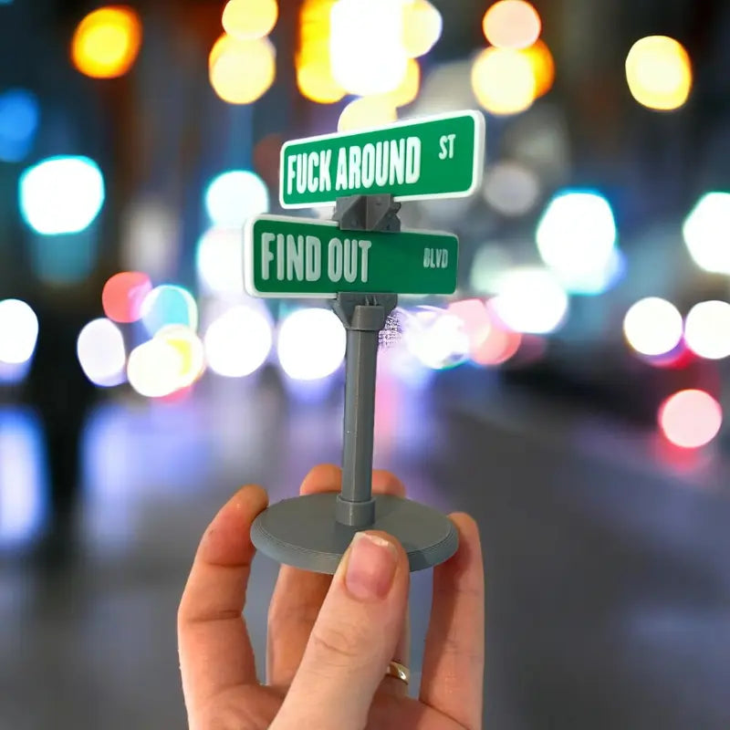 Fuck Around and Find Out Sign Trendslana