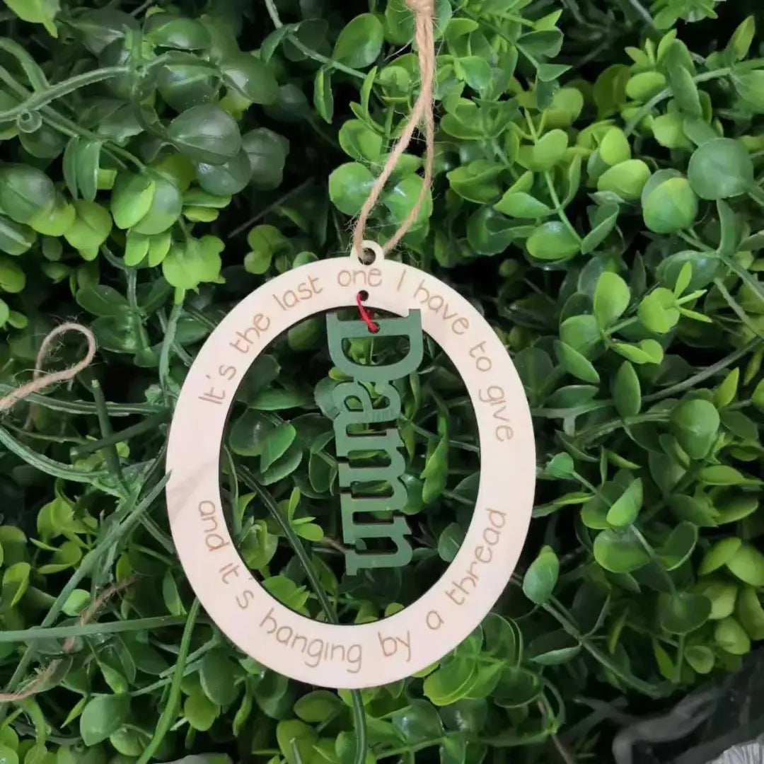 Funny Last F*ck Ornament Trendslana