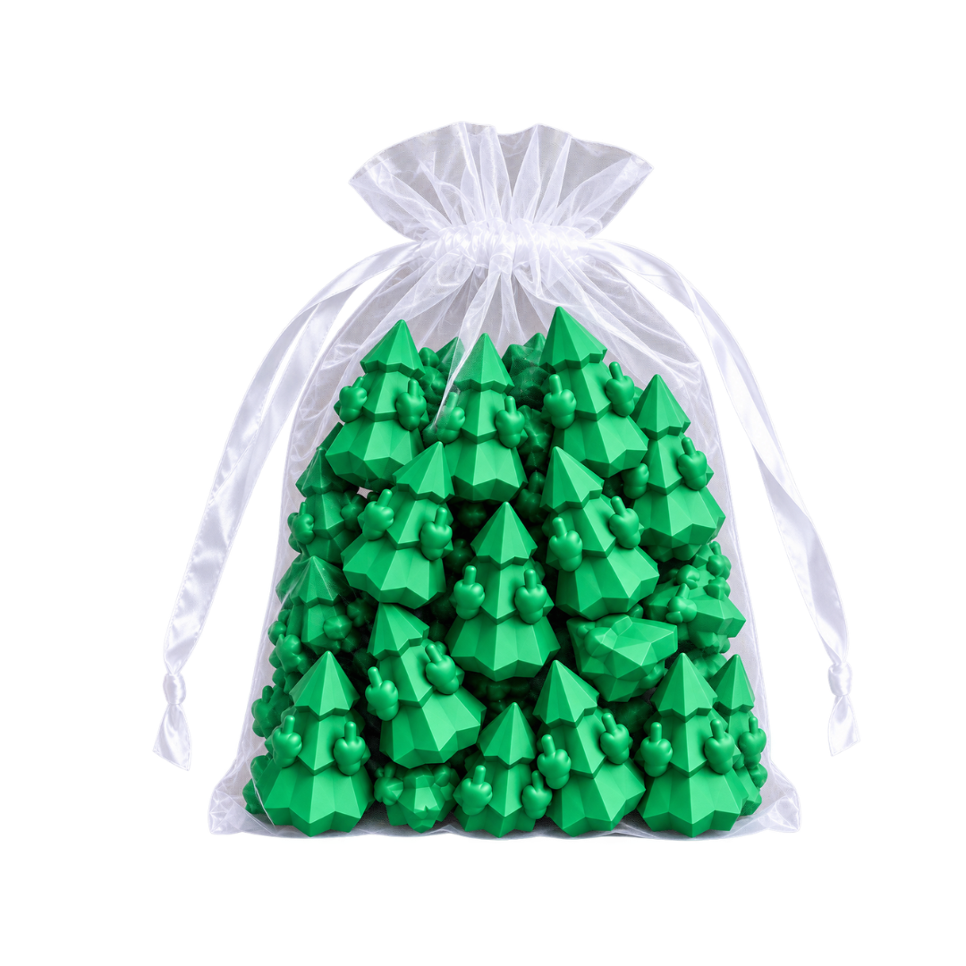 Christmas Tree Mini Middle Fingers