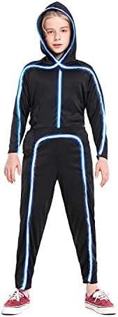 Halloween Costume LED Stick Figure