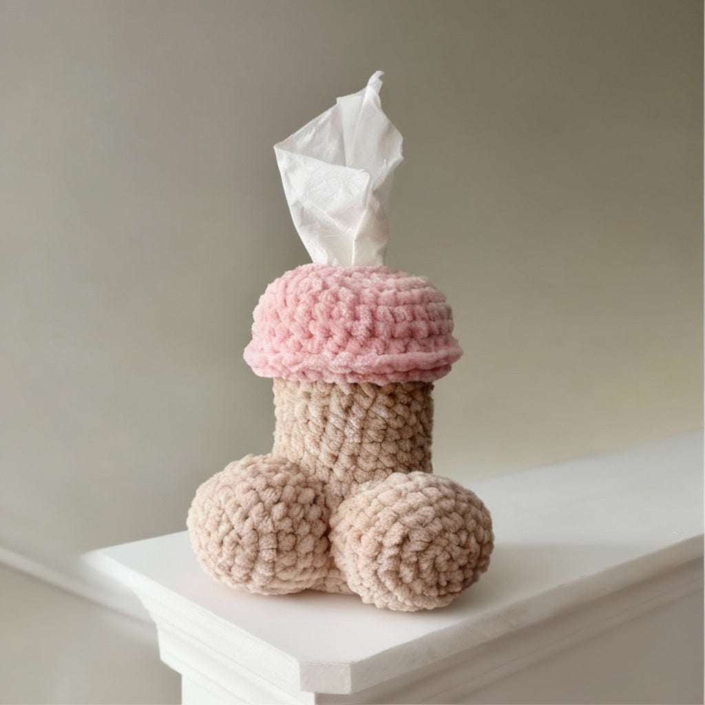 Willy Crochet Tissue Box