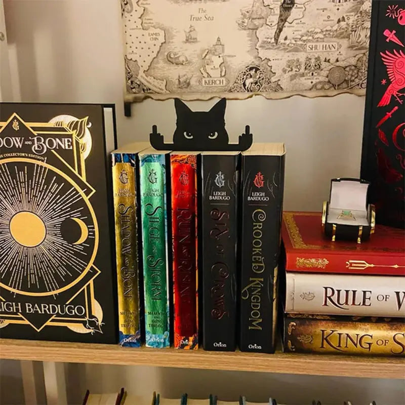 Middle Finger Black Cat Decoration trendslana