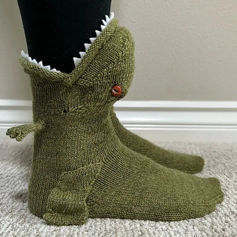 Dino Knitted Socks Trendslana