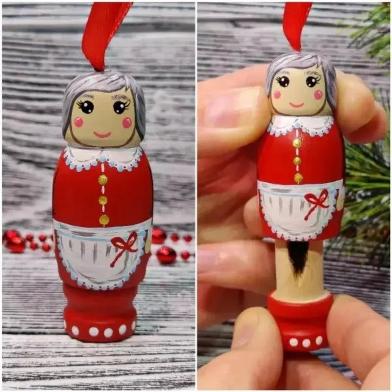 Naughty Santa Ornament Trendslana