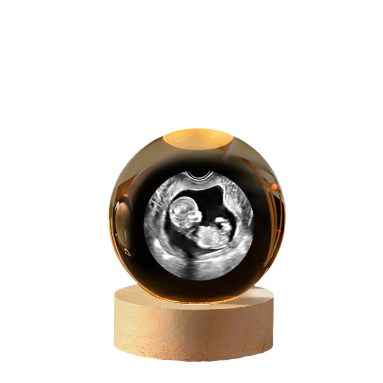 Customized B-Ultrasound Photo 3d Crystal Ball