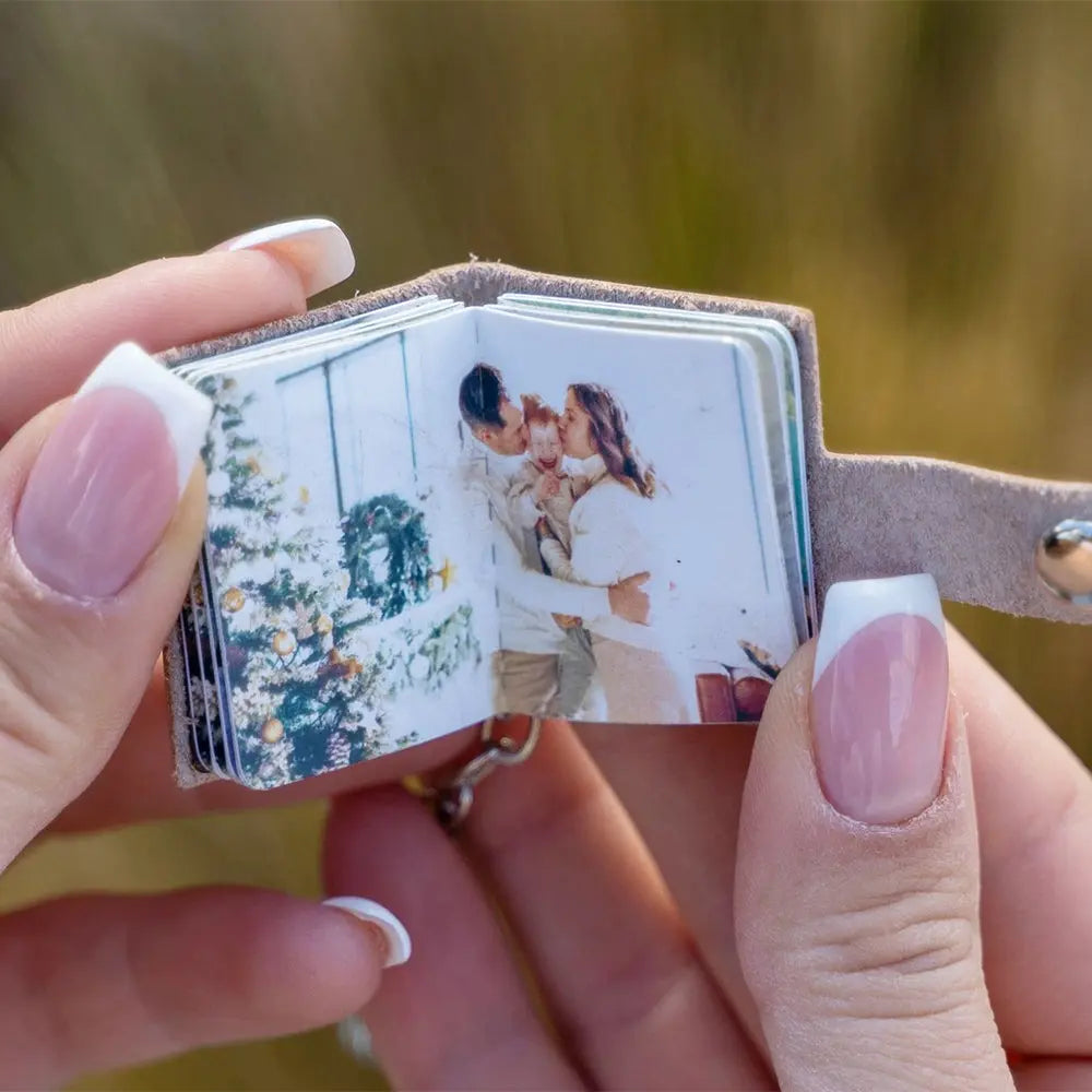 Memory Mini Photo Album Keychain Mystore
