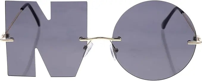 NO MEANS NO NOVELTY SUNGLASSES Trendslana