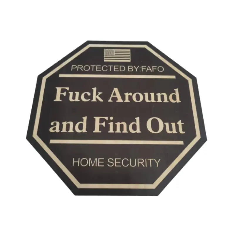 Eff Around Security Yard Sign Trendslana