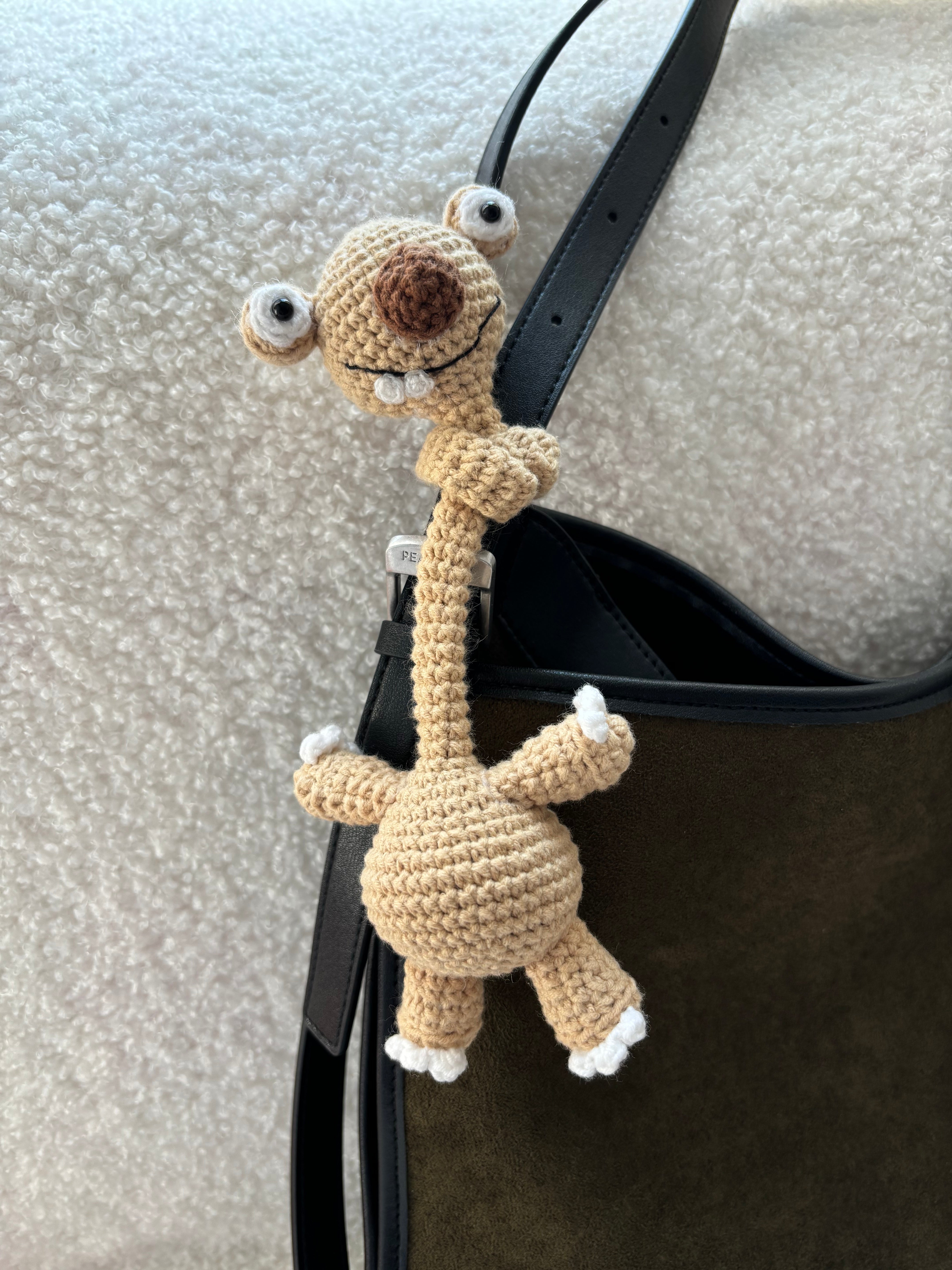 Funny Long Neck Sloth Crochet Plush