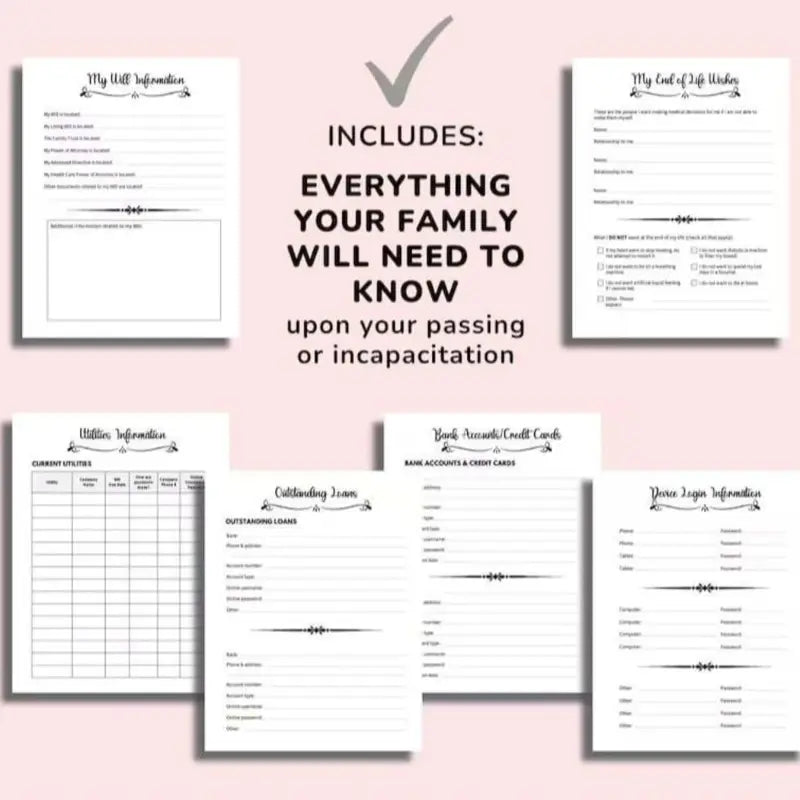End Of Life Planner Mystore