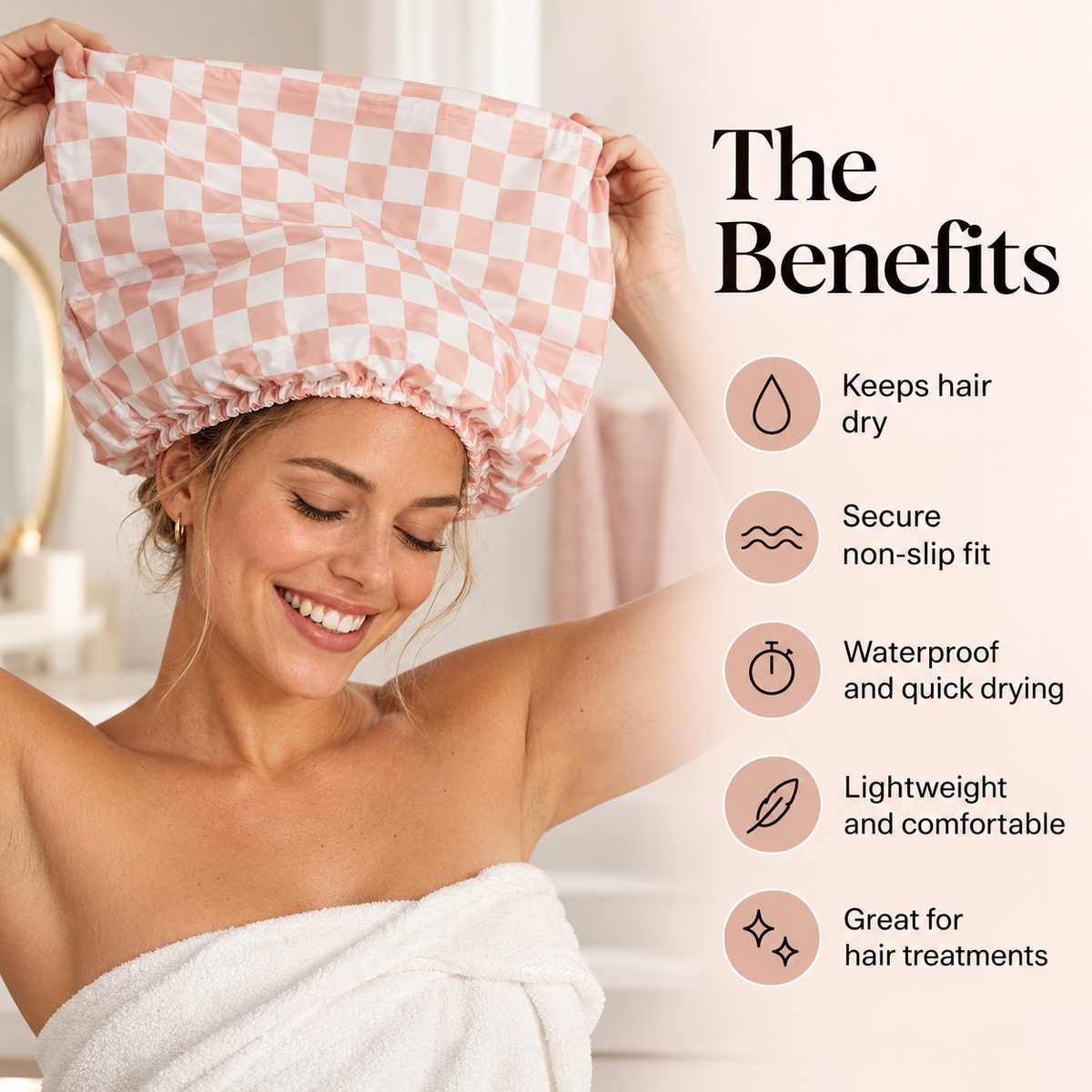 Shower Cap (BUY 2, GET 1 FREE)
