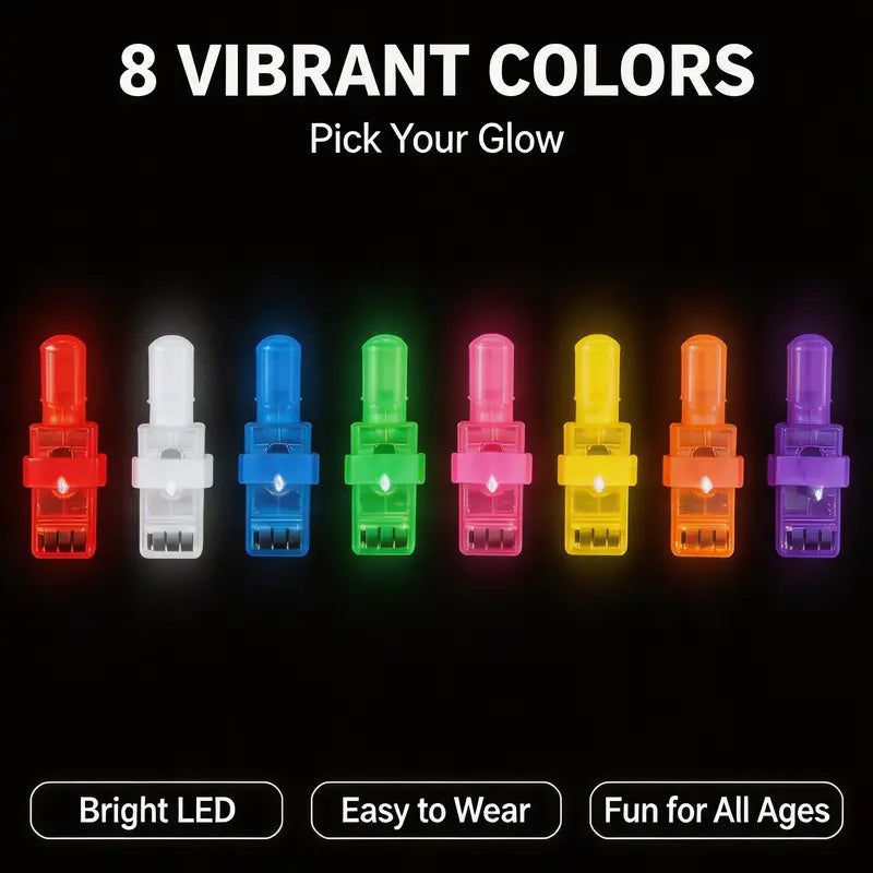Halloween LED Finger Projection Lights