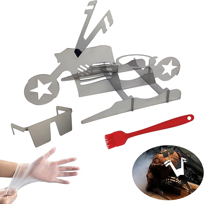 Stainless Beer Chicken Grill Stand