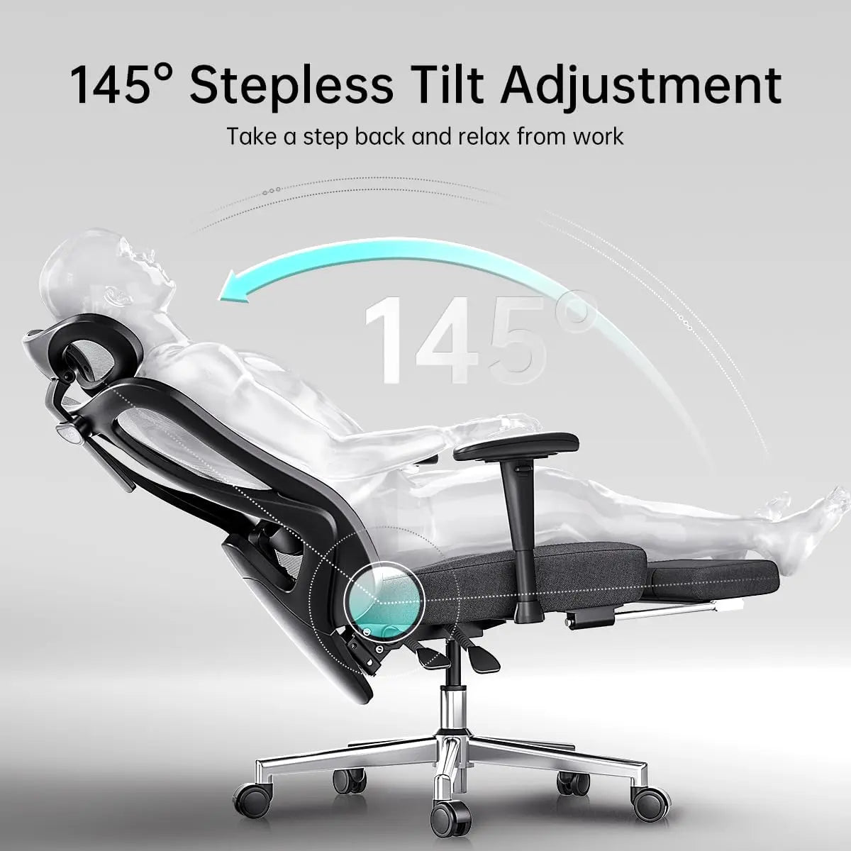 Office Chair with Footrest Trendslana