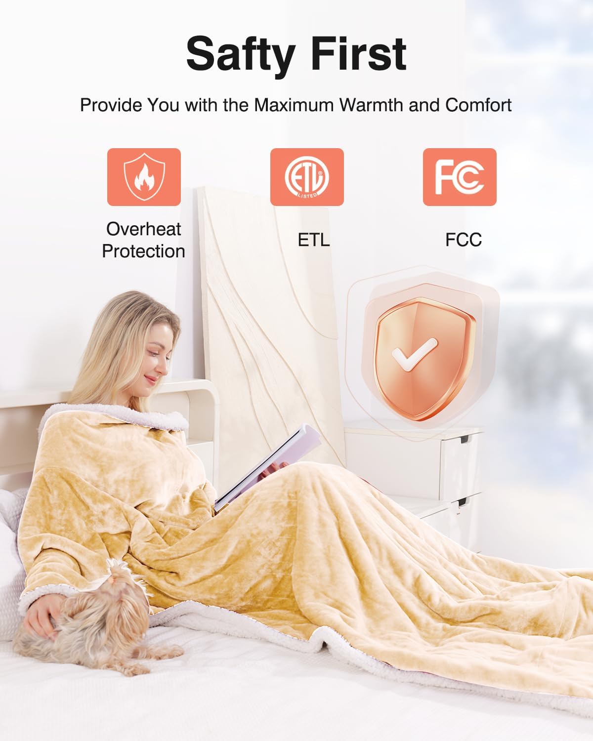 Wearable Heated Blanket