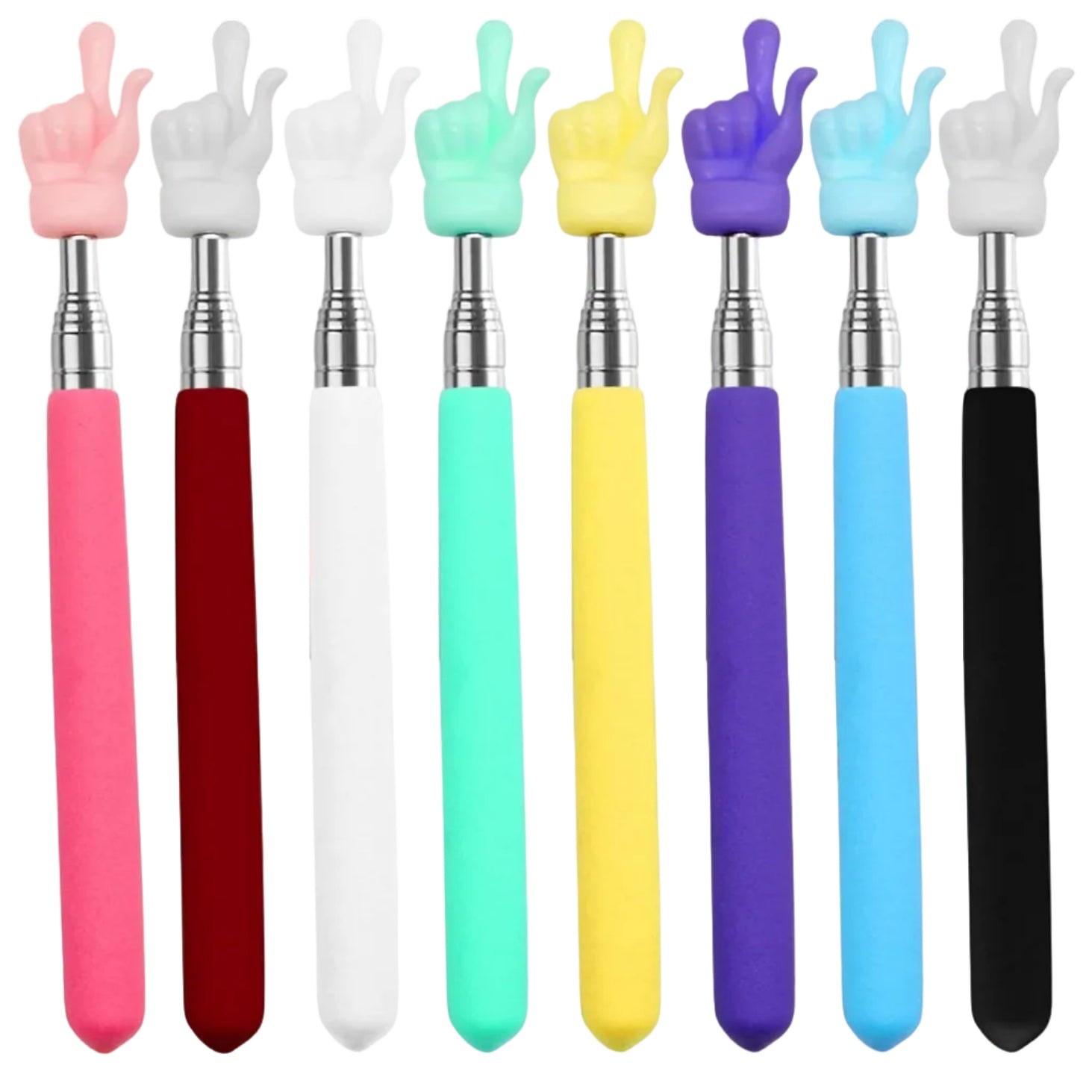 2Pcs Telescopic Teachers Pointer