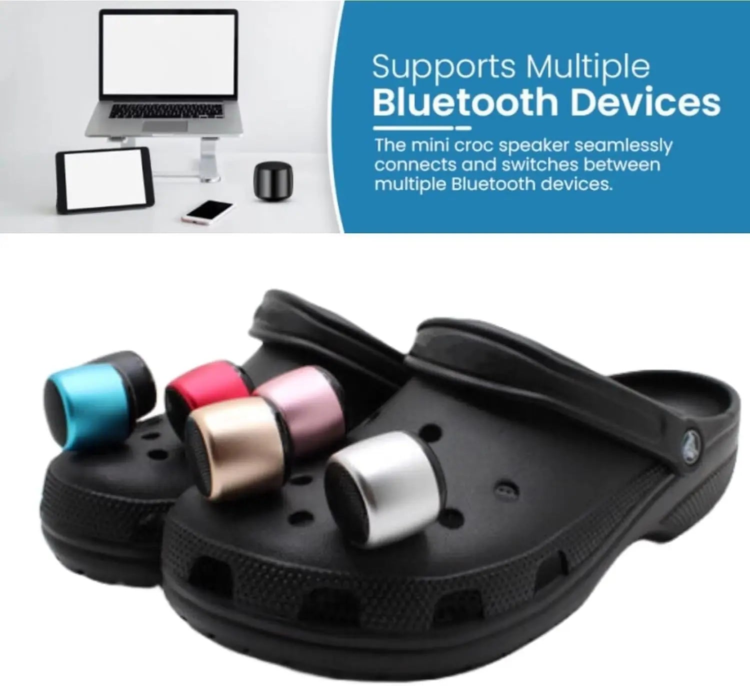 Mini Speaker Croc Charm Trendzoid