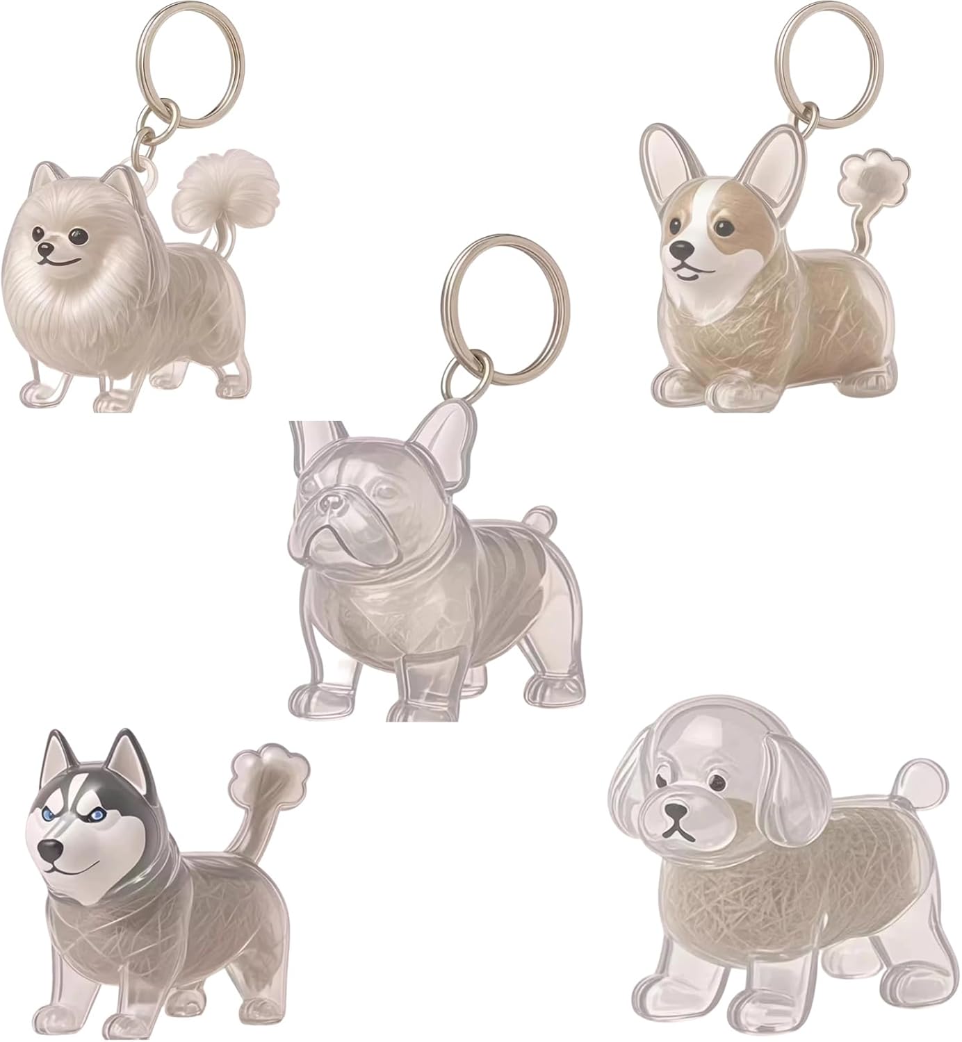 Pup Capsule Keychain
