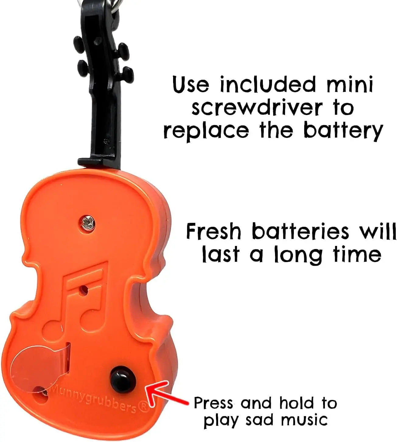 Mini World's Smallest Violin Playable Keychain Trendslana