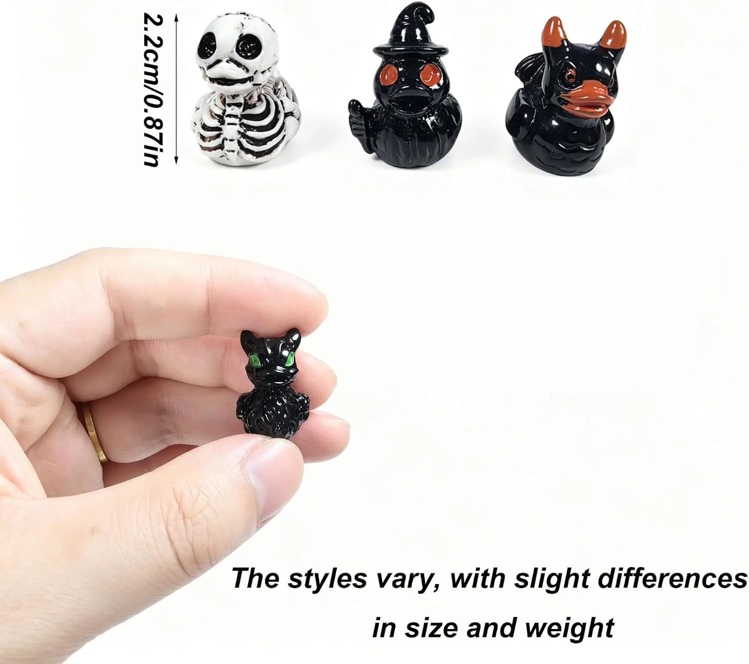 Mini Devil Ghost Skull Resin Ducks