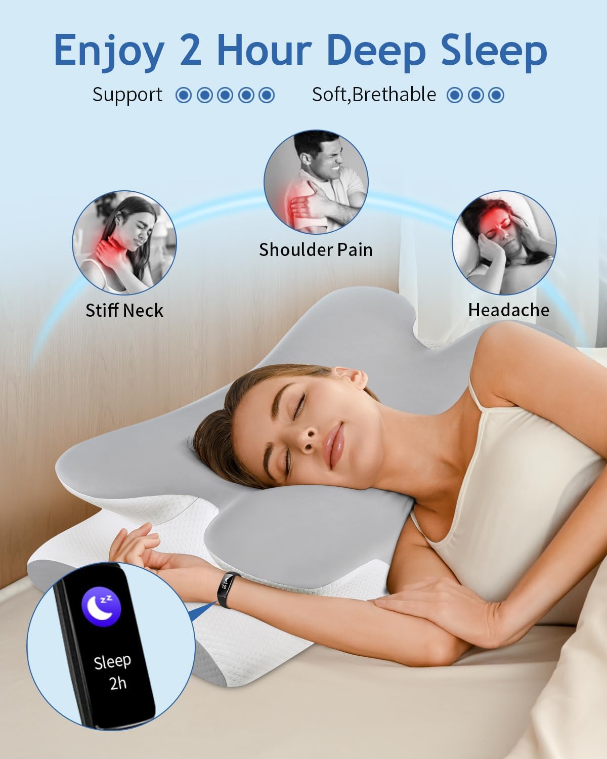 Cervical Neck Pillow