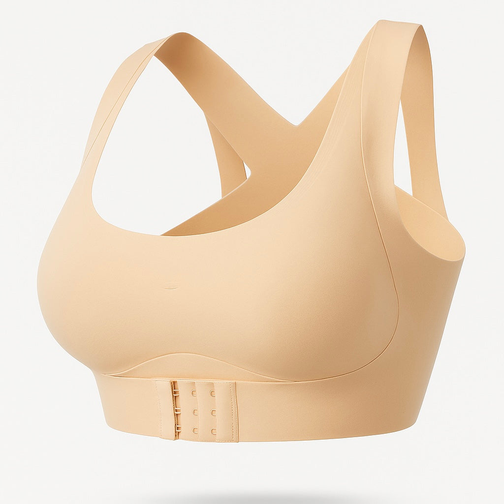 Seamless Front Buckle Support Bra