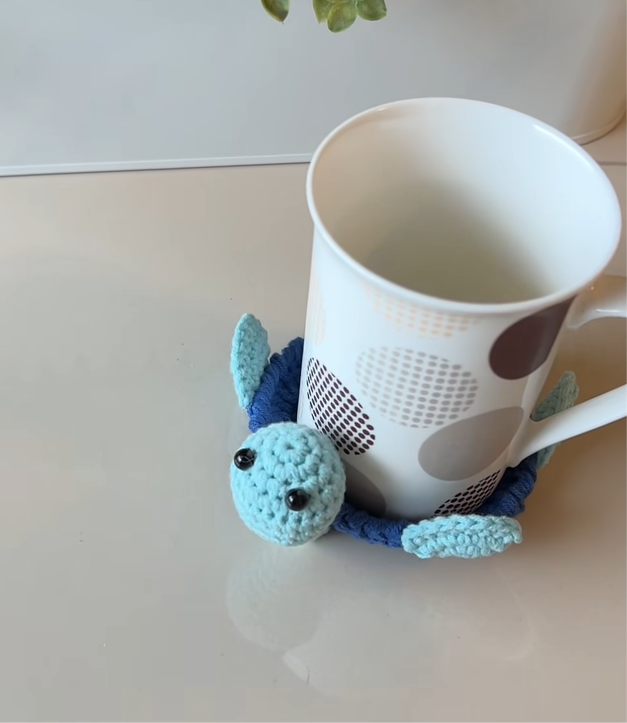 Crochet Turtle Coaster