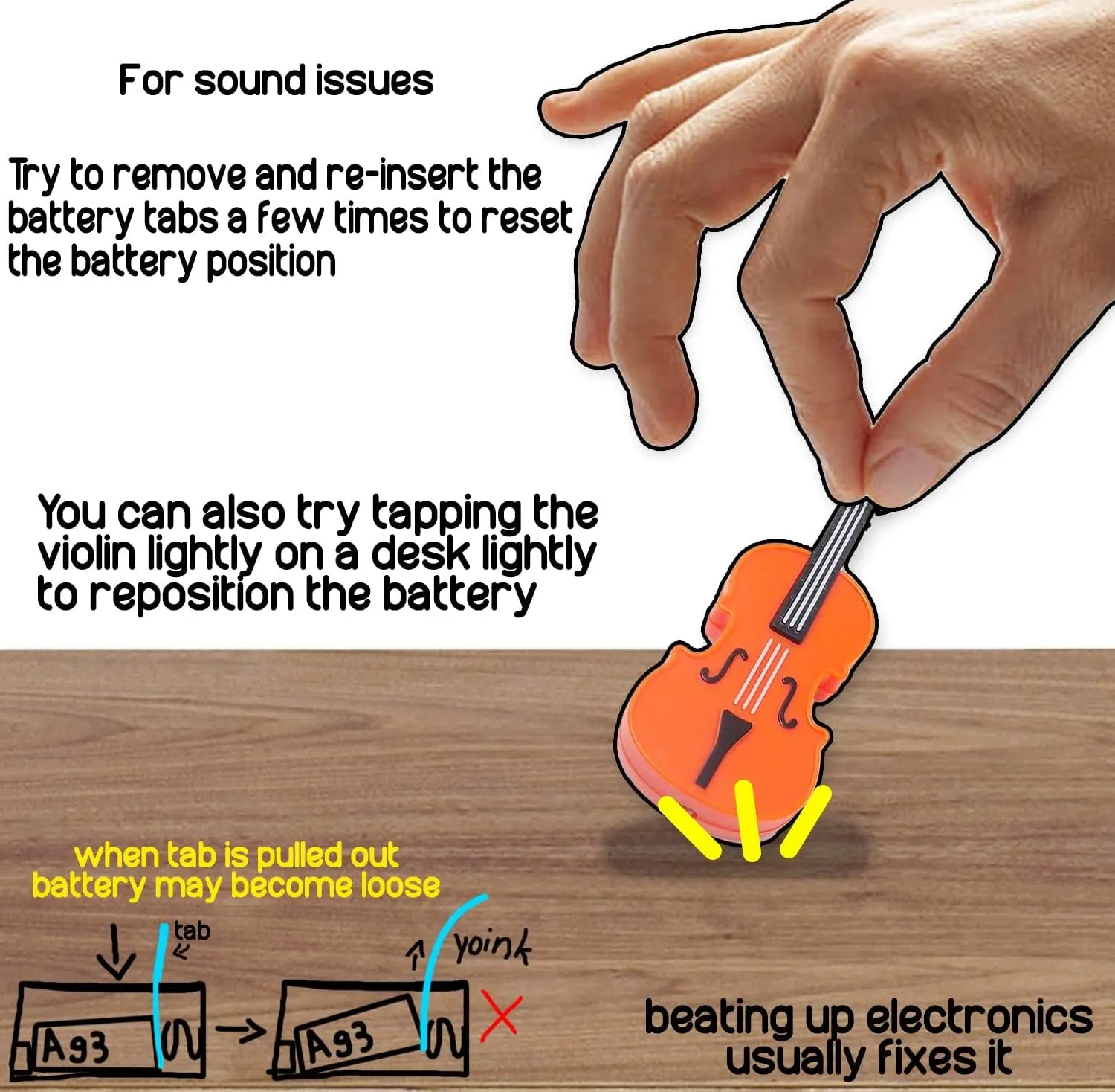 Mini World's Smallest Violin Playable Keychain Trendslana
