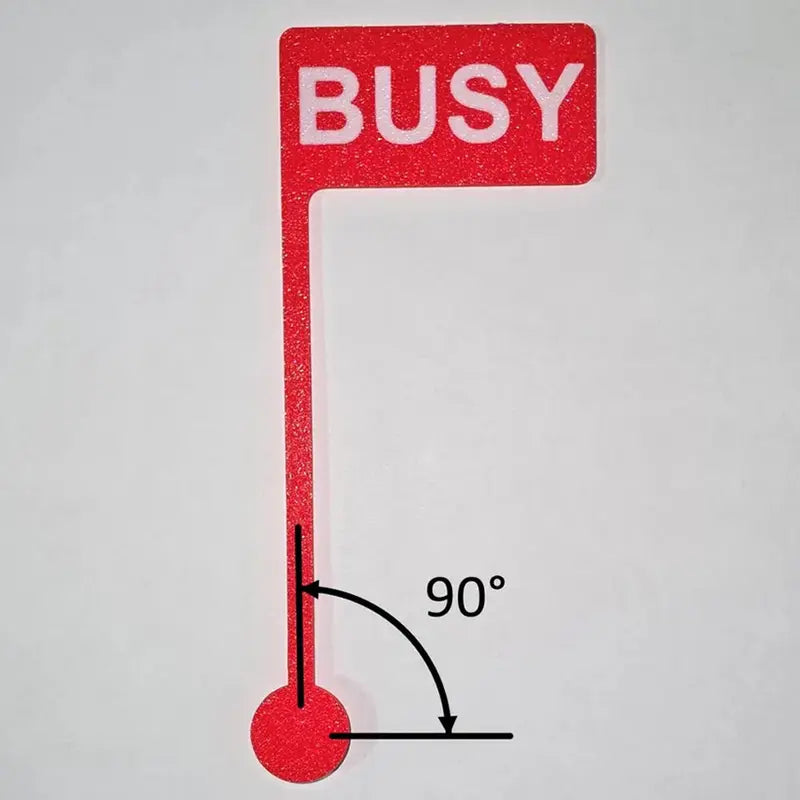 Busy Flag Signs