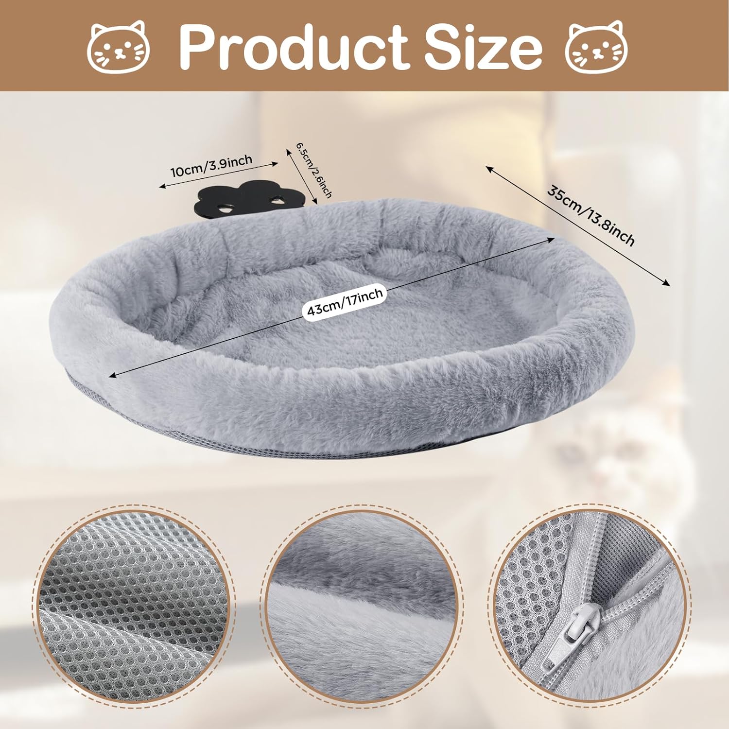 Adjustable Cat Cozy Nest