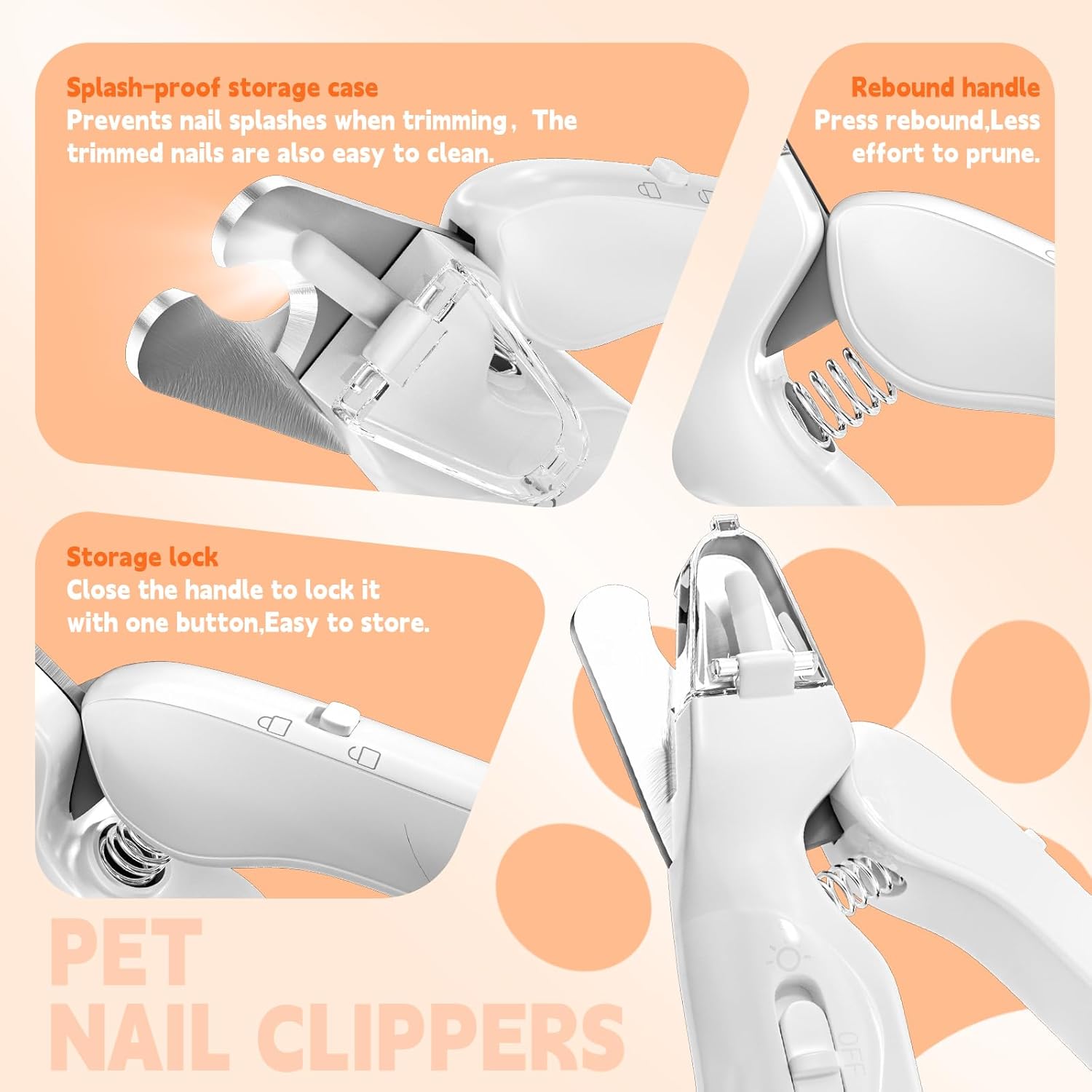 2-in-1 Pet Nail Trimmers