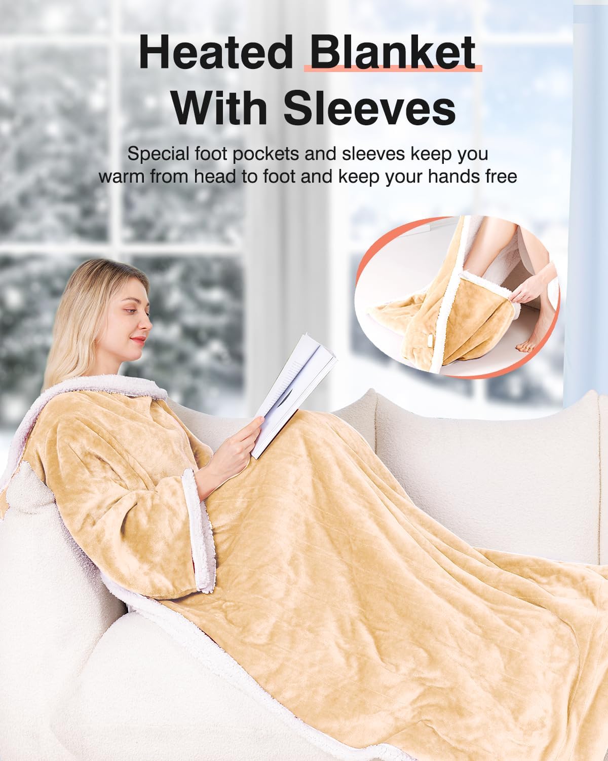 Wearable Heated Blanket