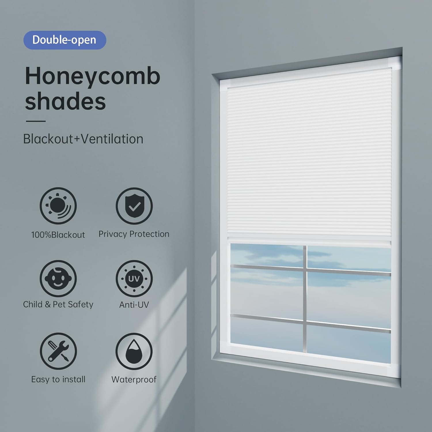 Cellular Shades Cordless Blackout