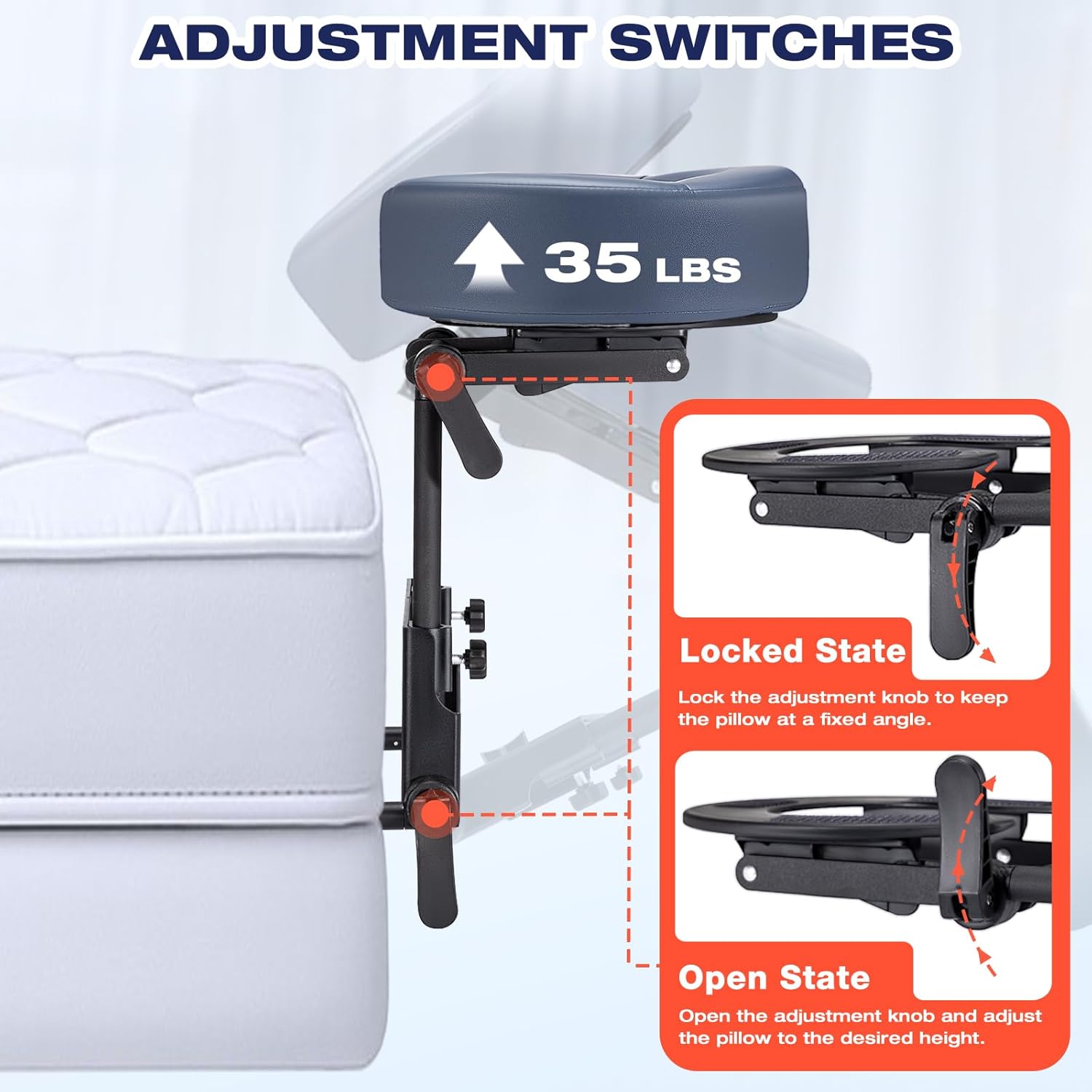 Headrest Massage Pillow