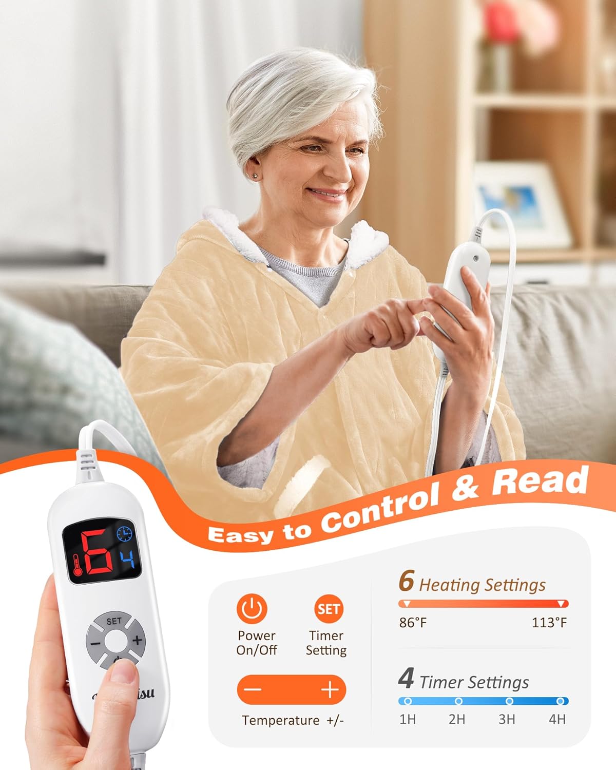 Wearable Heated Blanket