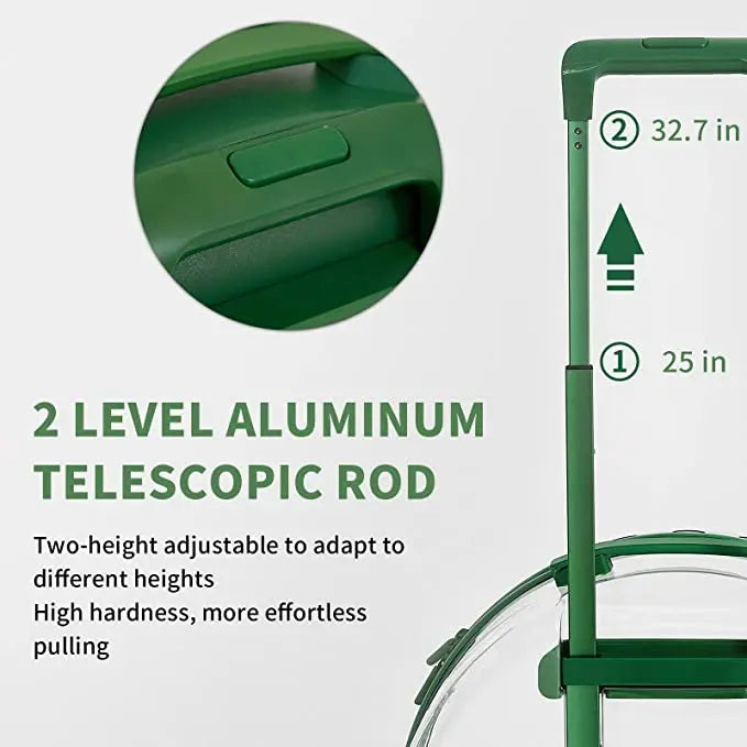 Pet Carrier with Stickers and 2 Mats, Pet Bag Trolley Case Trendslana