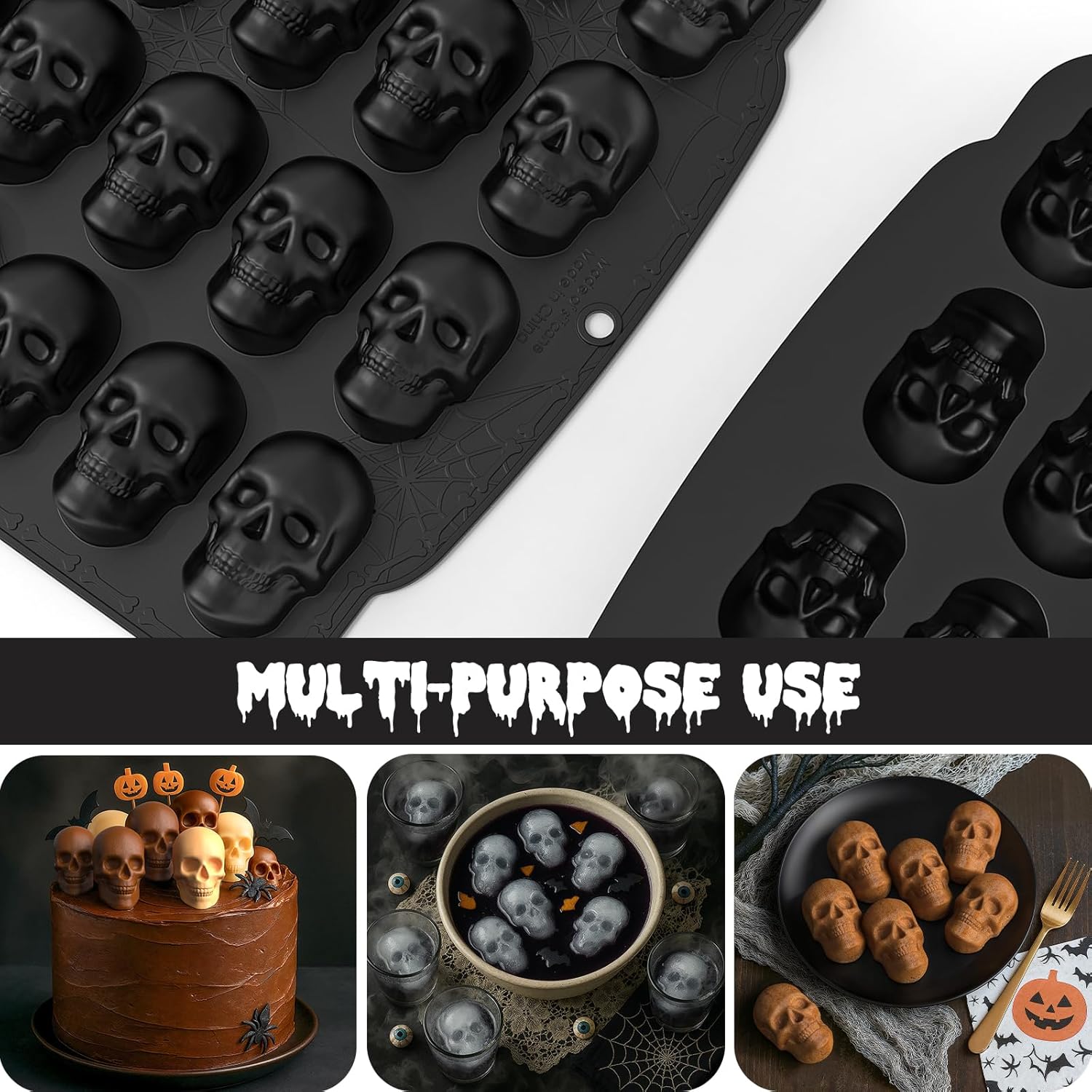 Halloween Skull Silicone Mold