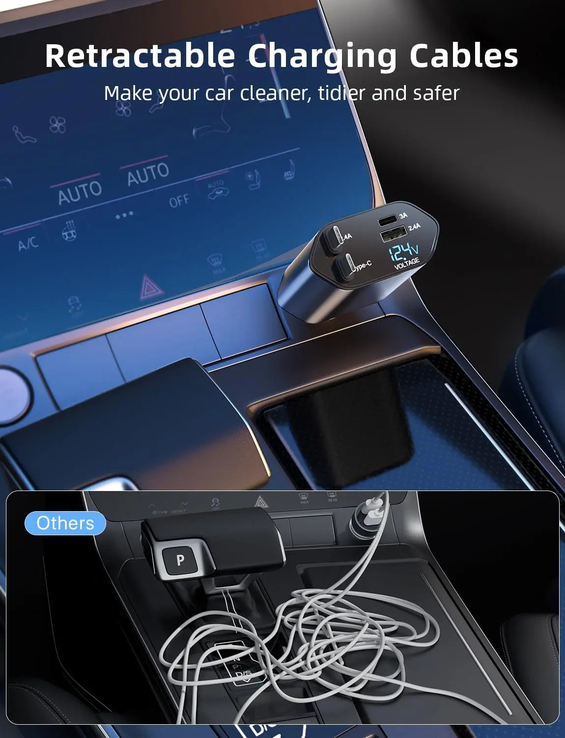 Retractable Car Charger Trendslana