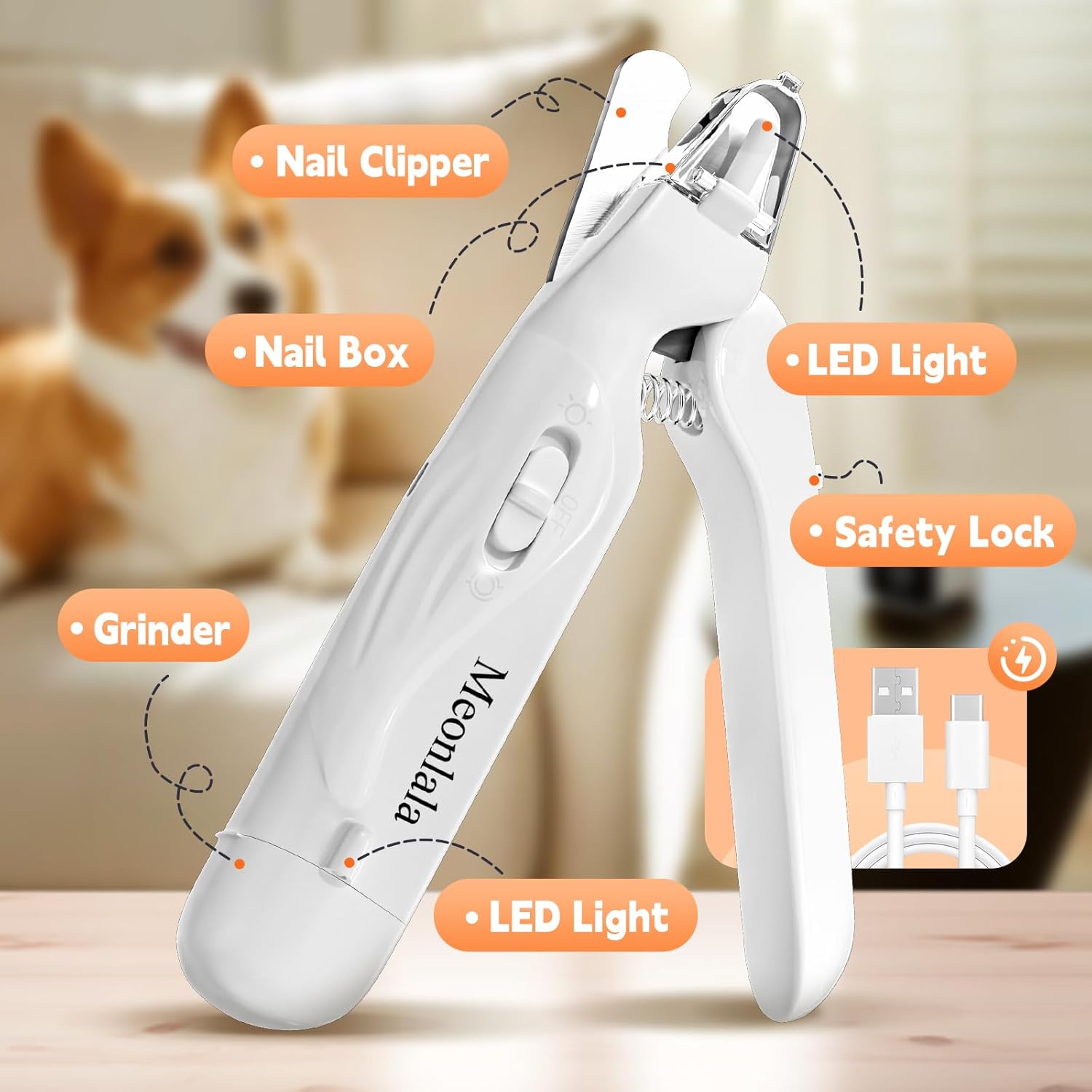 2-in-1 Pet Nail Trimmers