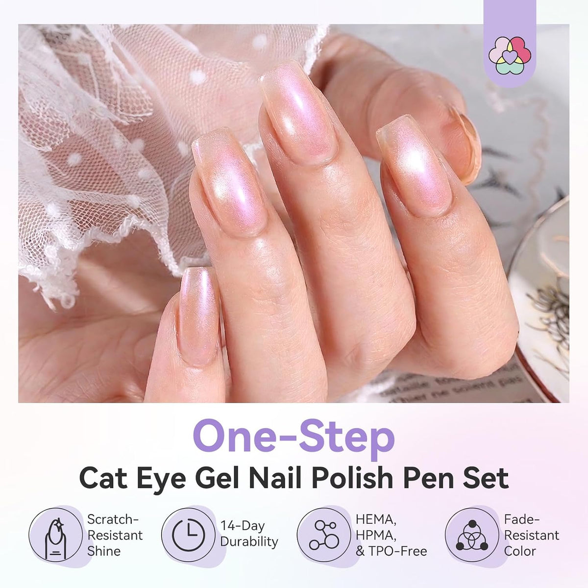 6-Color Gel Polish Pen Set